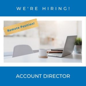 We are hiring: Account Director